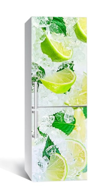 65х200 см Вінілова плівка на холодильник, декоративні наклейки на холодильник, наліпки на холодильник 194-NNH, фото 1