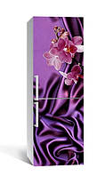 65х200 см Виниловая наклейка на холодильник, декоративные наклейки на холодильник, оклейка кухни Фиолетовый