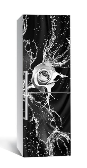 65х200 см Плівка самоклеюча для холодильника, декор холодильника, шпалери для холодильника 302-NNH, фото 1