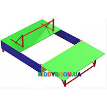 Пісочниця з кришкою (1.5 х 1.5) 904/п