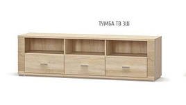 Тумба ТВ 3Ш Гресс Мебель Сервіс