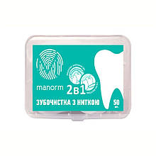 Зубонитка Manorm Dental Floss упаковка 50 штук