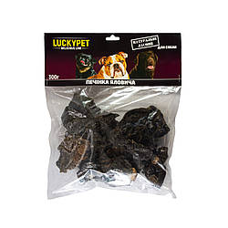 Ласощі для собак Lucky Pet (Лакі Пет) сушена яловича печінка 300 г