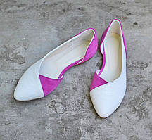 Шкіряні балетки