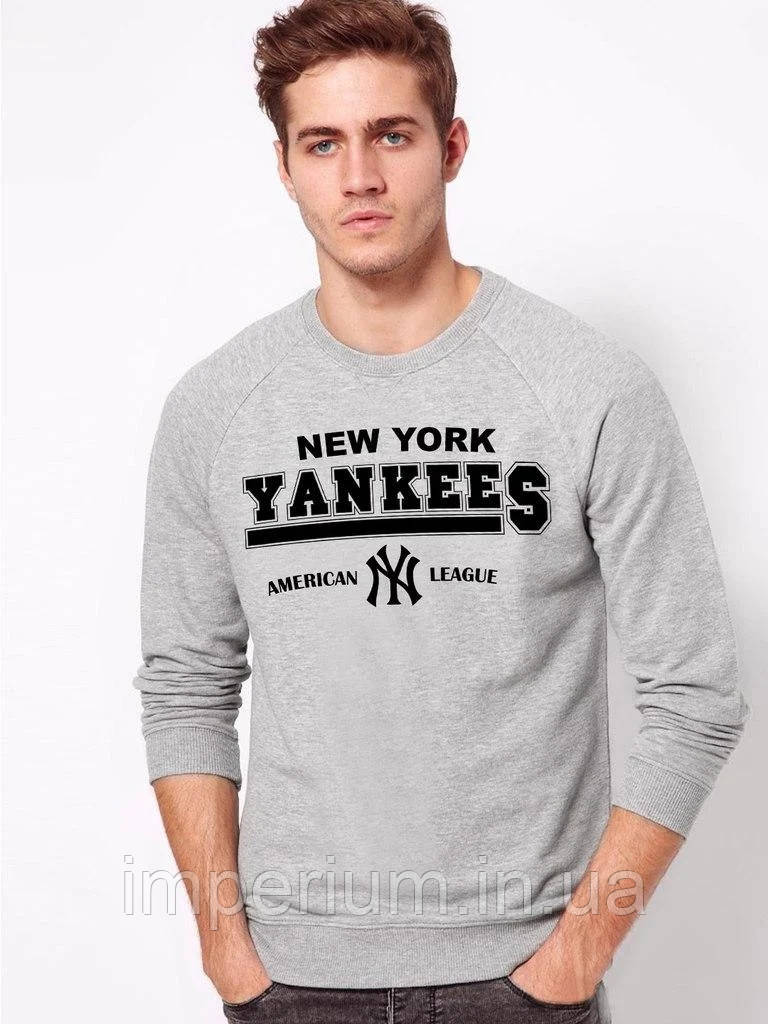 Світшот New York yankees american league | сіра кофта