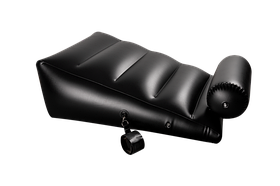 Подушка для сексу з 2 знімними манжетами DARK MAGIC RAMP WEDGE INFLATABLE CUSHION