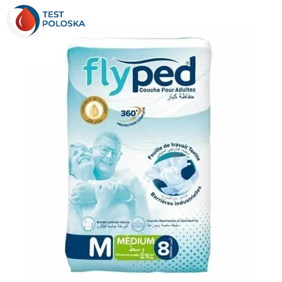 Підгузники для дорослих Fly Ped, розмір M, 8 шт.