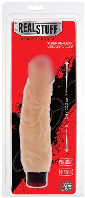 Vibrator Realistx 8inch, плоть Vibro Massager, фото 1