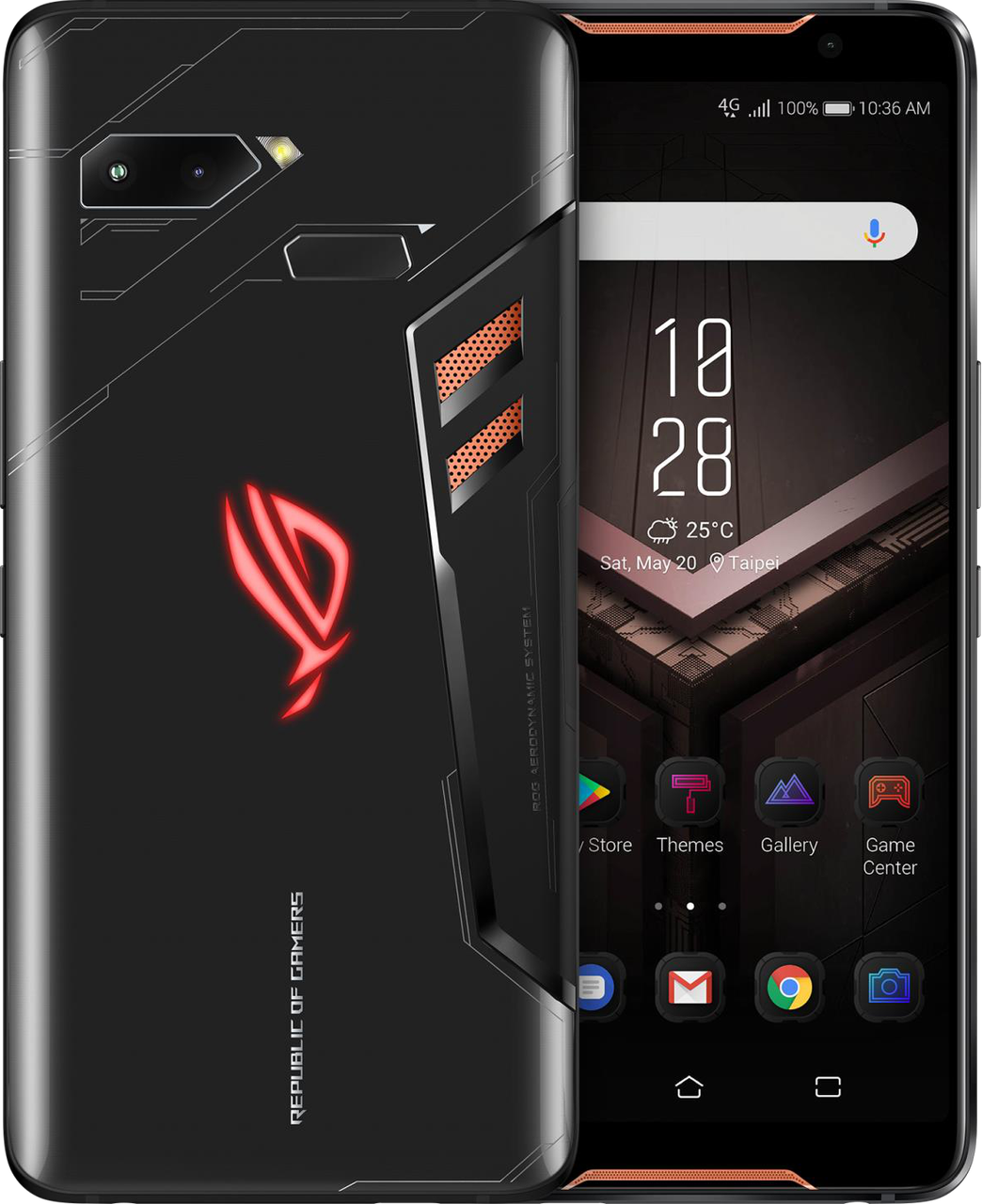 ASUS ROG PHONE ZS600KL 8/512GB Black (Global ROM), Snapdragon 845, AMOLED Дисплей 6", Смартфон ASUS ROG Phone