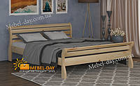Кровать полуторная деревянная Верона МФ Wellmebely