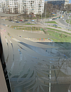 Матувальна наклейка для скла/дзеркала з імітацією піскоструминного оброблення Стайка ластівок, фото 7