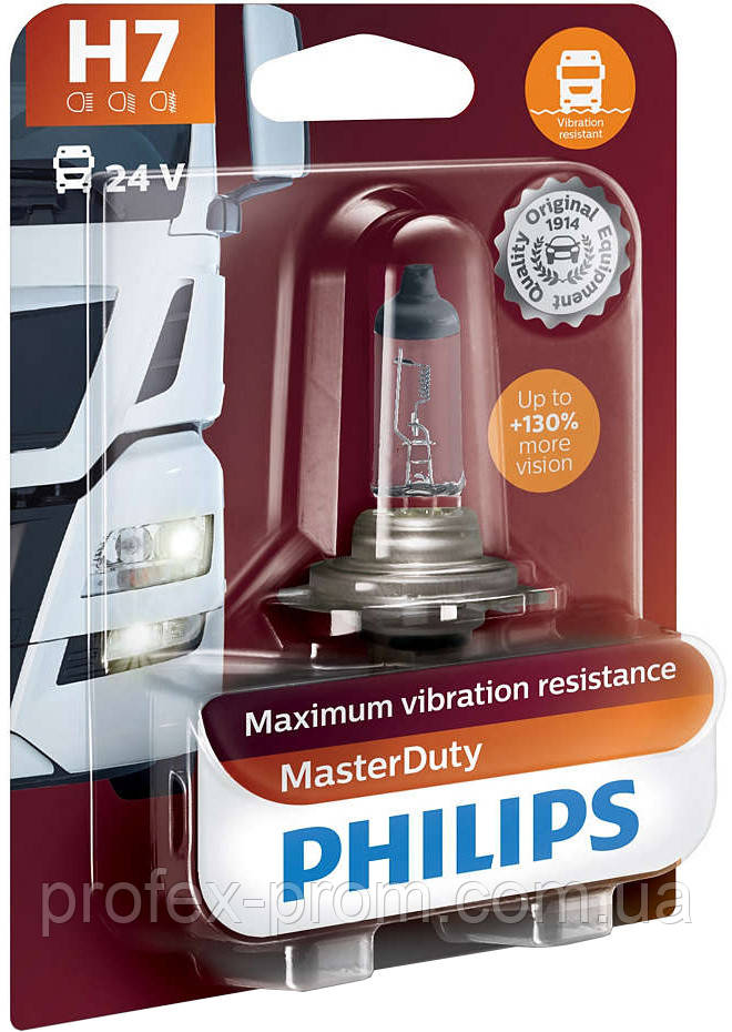 Автолампа Philips H7 13972 MD 24V 70W (PX26d) В1 (блістер (шт.), фото 1
