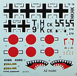 Пластикова модель 1/72 AZ model 7513 американський винищувач P-51B Mustang "Captured", фото 3