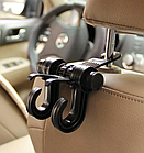 ОПТ Універсальна вішалка-гачок на спинку сидіння автомобіля для пакетів, одягу та сумок Vehicle Hander, фото 4