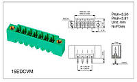 Клеммник разъемный 15EDCVM-3.5-05P