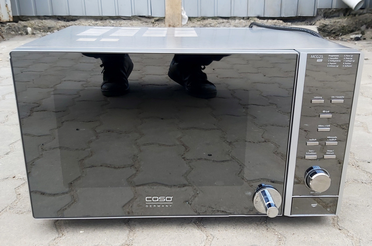 Мікрохвильова піч СВЧ CASO MCG 25 chef 25 л 900 Вт гриль конвекція