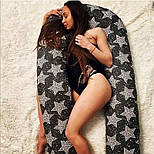 Подушка для вагітних Сіра зірки підкова обіймашка, фото 4