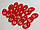 Номерки для ключів овальний 60*40 мм червоні з гравіюванням нумерації, фото 7