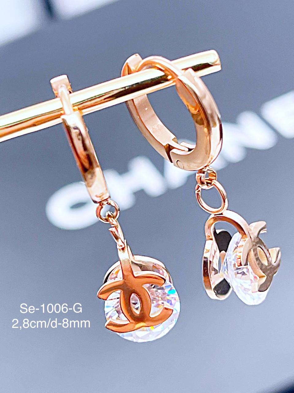 Сережки Stainlees Steel преміум