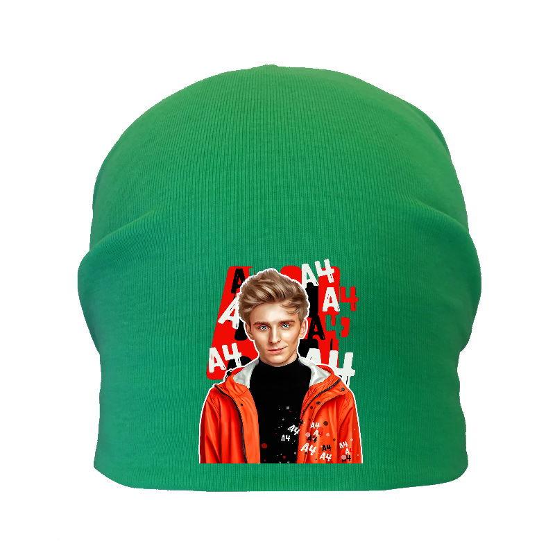 Шапка дитяча Влад Папір А4 зелена (А4-009) 50-52, 54-56 см, фото 1