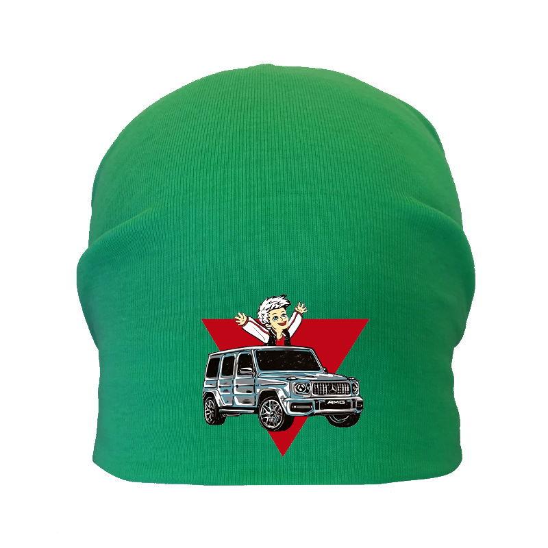 Шапка детская Влад А4 Бумага зеленая (А4-003) 50-52 см ,54-56 см, фото 1