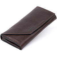 Гаманець жіночий ST Leather 18457 (SТ228) з натуральної шкіри Коричневий