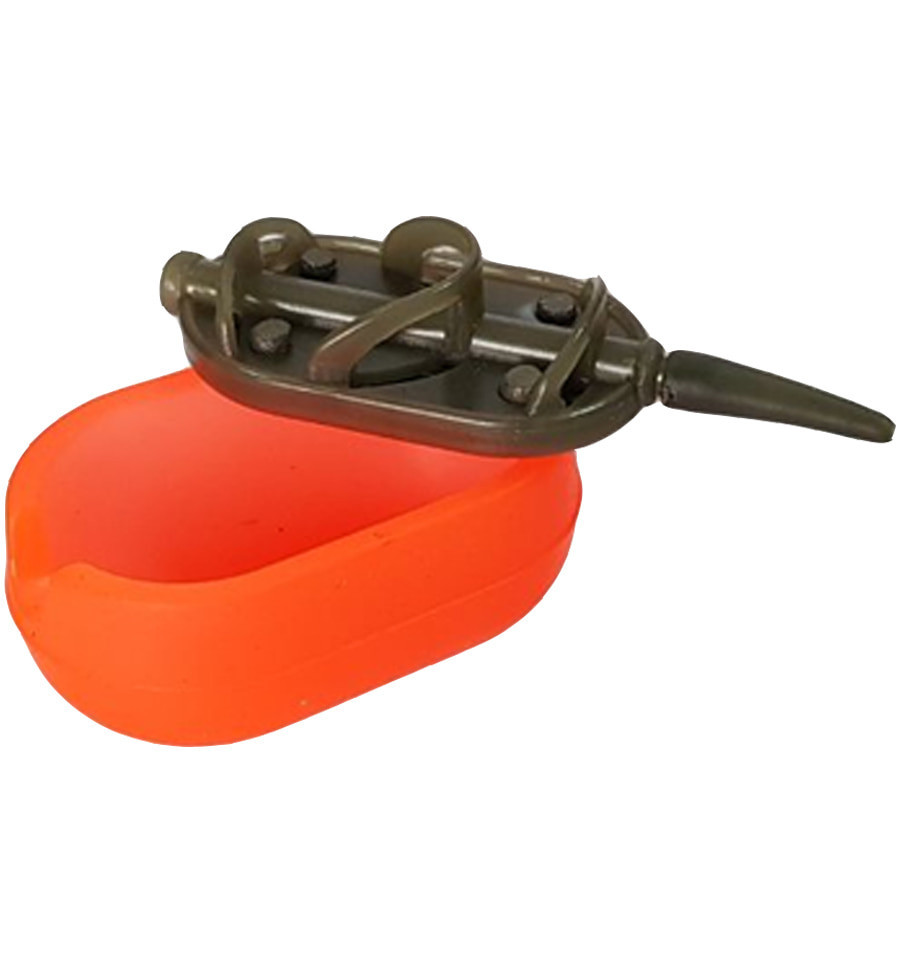 Прес для годівниці Method Classic Arc Flat, аксесуар для рівномірного заповнення кормака, міцний силікон, покращена дальність заки, фото 1