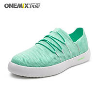 Женские кеды ONEMIX WOMEN SLIP-ON KNITED/MINT Color размер 35