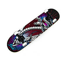 Дерев'яний СкейтБорд від Fish Skateboard ROCK STAR