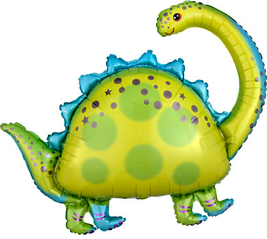Динозаври фольговані  кульки з гелієм. Brontosaurus Dinosaur 81х68 см