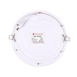 LED-панель Кругла 4100 К Ø 225 мм/Ø боб. 205 мм 18 Вт 1620 Лм, фото 2