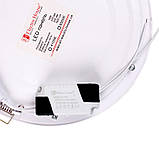 LED-панель Кругла 4100 К Ø 225 мм/Ø боб. 205 мм 18 Вт 1620 Лм, фото 4