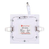 LED-панель Квадратна 4100К 120х120 мм раб. 80х80мм 6 Вт 540 Лм, фото 2