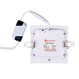 LED-панель Квадратна 4100К 120х120 мм раб. 80х80мм 6 Вт 540 Лм, фото 3