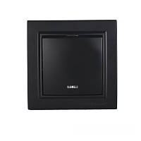 Вимикач із підсвіткою Графіт