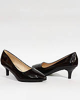 Женские туфли,женские лодочки в классическом стиле, в черном цвете