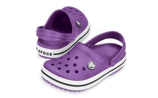 Сабо Crocs Crocband Clog 36 р 22.5-23 см, Фіолетові з білою 11016-M4/W6 Purple/White
