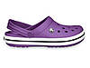 Сабо Crocs Crocband Clog 36 р 22.5-23 см, Фіолетові з білою 11016-M4/W6 Purple/White, фото 3