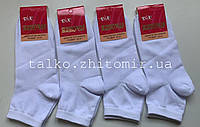 Женские носки хлопковые, белые, 35-41 размер, от производителя, 12 пар упаковка