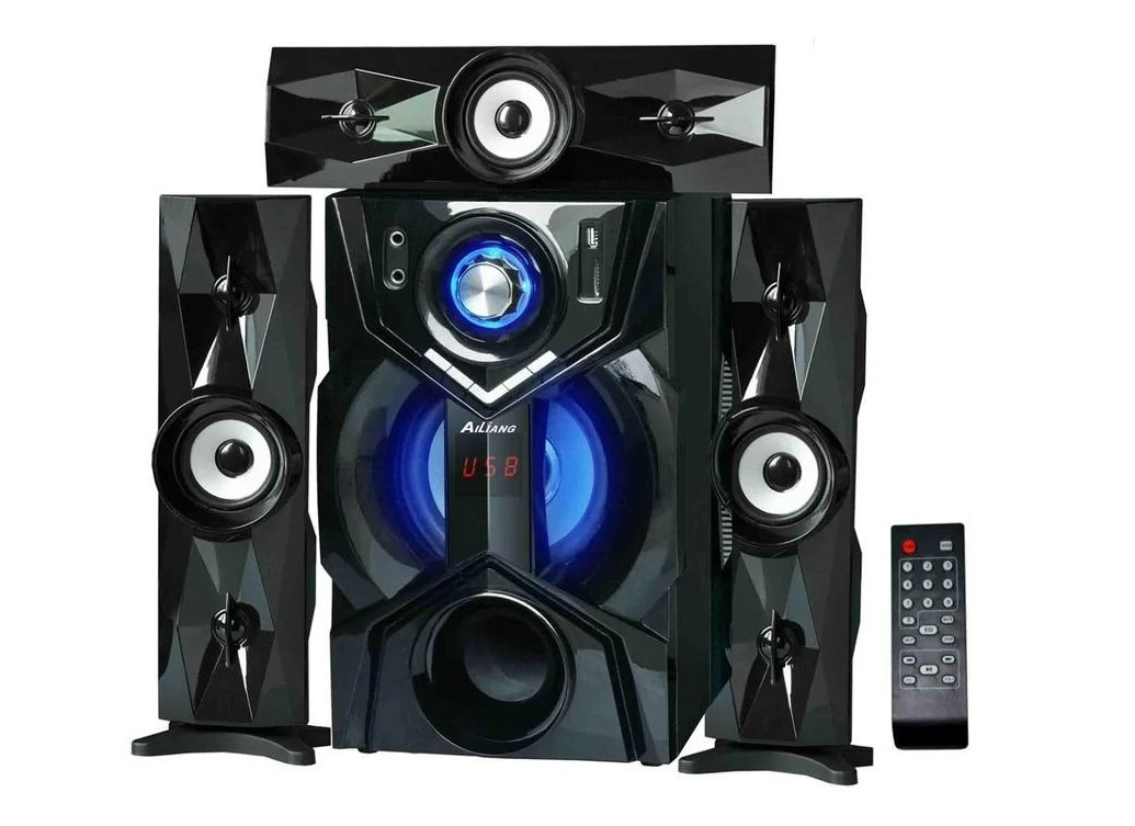 Акустична система Ailiang DC33G 3.1 із сабвуфером (Музичний центр/USB/Bluetooth/FM-радіо)