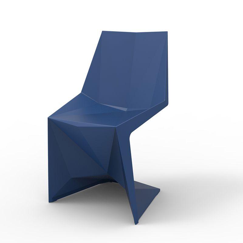 Стілець обідній незвичайної форми для саду та тераси Voxel Vondom
