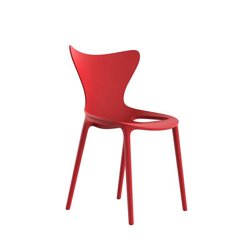 Стілець для вулиці червоного кольору Love Vondom