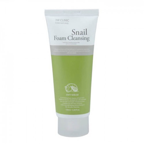 Пінка для вмивання 3W CLINIC Snail Cleansing Foam, 100 мл