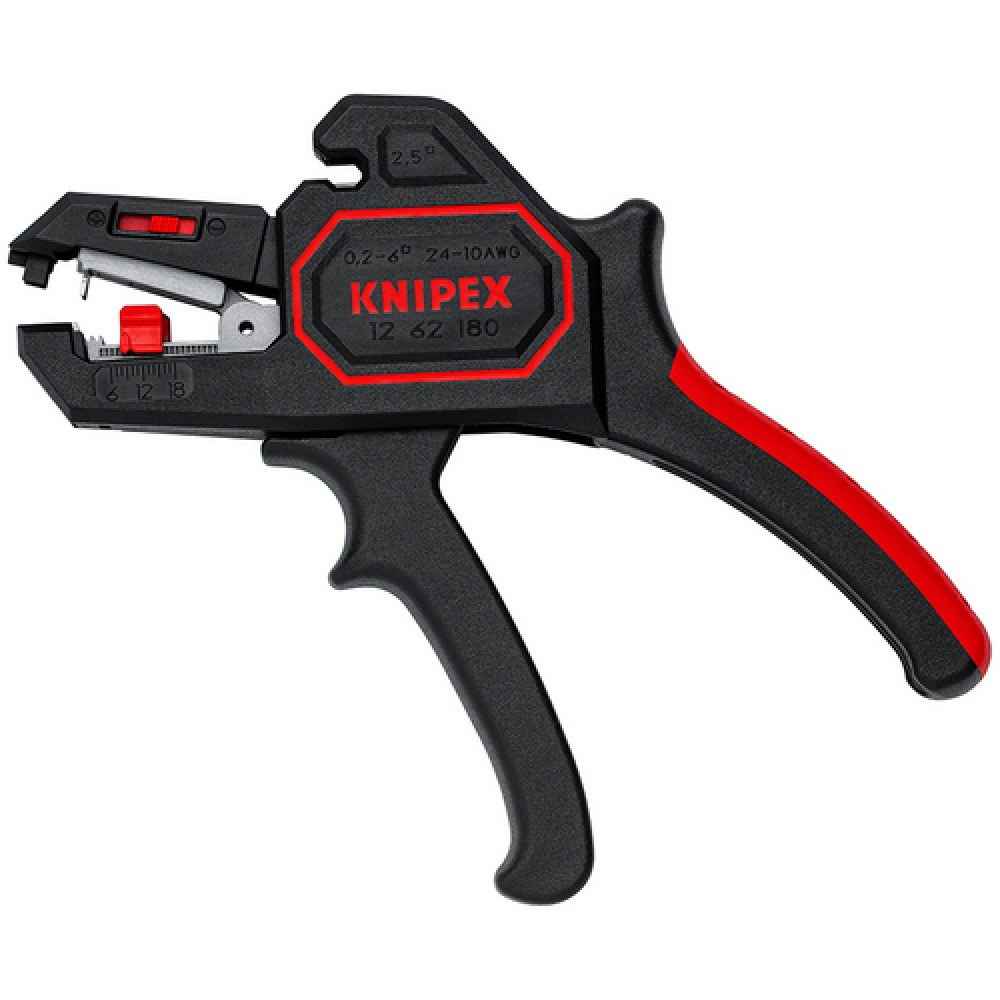 Автоматичний інструмент для видалення ізоляції KNIPEX 12 62 180 (Німеччина)