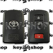Оригінальний корпус смарт ключа Toyota (Тойота) 2 + 1 кнопки (Б/У)