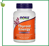 Now Foods, Thyroid Energy, Тироид, 90 растительных капсул, США