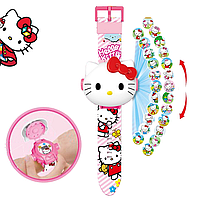 Проекционные детские часы Хелло Китти Hello Kitty - 24 вида изображения героев