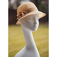 Летние шляпы Helen Line модель 137-8 цвет молочный