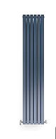 Радиатор дизайнерский вертикальный TERNI II 6/1800 Антрацит матовый 1800*354