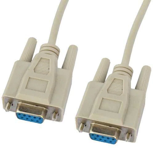 Шнур компьютерный Null modem, гнездо DB 9pin - гнездо DB 9pin, Ø5мм, 1.5м - фото 1 - id-p990266483